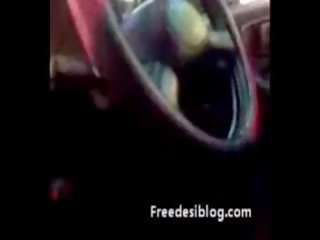 Flirty indian mistress enjoy in car with bf with hindi audio