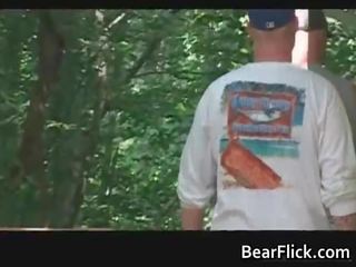 Outdoor gay bear love with Bubba